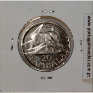Malawi 20 Tambala 1996 Aço Níquel, (UNC), World Coins Malawi KM 29