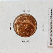 Malawi 2 Tambala 1971 Bronze, (Proof), World Coins Malawi KM#8