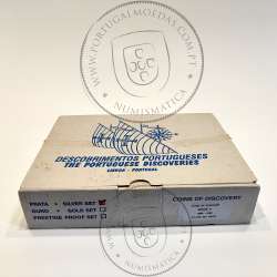 4 silver Proof coins of 100 escudos 1989 -1990, II Series Portugueses Discoveries, World Coins PortugalKM PS9
