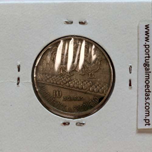 São Tomé e Príncipe, 10 Dobras 1977 Cupro-Níquel, F.A.O. , (MBC), World Coins Saint Thomas & Prince KM 29