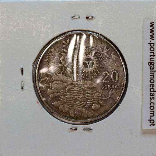 São Tomé e Príncipe, 20 Dobras 1977 Cupro-Níquel, F.A.O. , (MBC), World Coins Saint Thomas & Prince KM 30