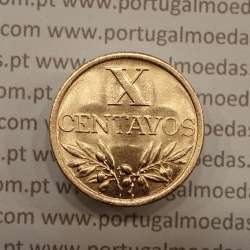 Portugal, bronze coin of 10 centavos 1968 Portuguese Republic, X centavos 1968 Bronze, (AU/UNC), World Coins Portugal KM 583 Portugal, bronze coin of 10 centavos 1968 Portuguese Republic, X centavos 1968 Bronze, (AU/UNC), World Coins Portugal KM 583