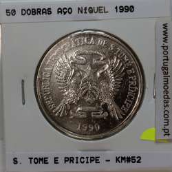 São Tomé and Príncipe, 50 Dobras 1990 Copper-nickel clad steel, F.A.O., (UNC), World Coins Saint Thomas & Prince KM 52