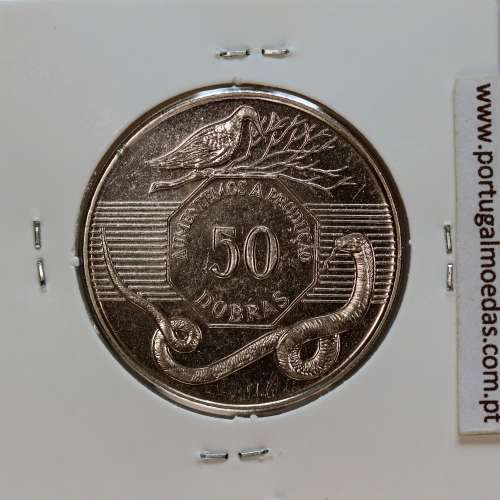 São Tomé and Príncipe, 50 Dobras 1990 Copper-nickel clad steel, F.A.O., (UNC), World Coins Saint Thomas & Prince KM 52