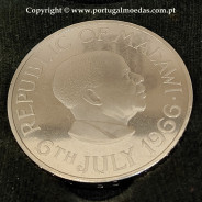 Malawi, One Crown 1966 Republic Day Commemorative Cupronickel, in original case, (PROOF), World Coins Malawi KM 5