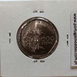 São Tomé e Príncipe, 1000 Dobras 1997 Aço-Cromado, F.A.O. ,(Soberba), World Coins Saint Thomas & Prince KM 90