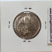 São Tomé and Príncipe, 1000 Dobras 1997 Chromium clad steel, F.A.O., (XF), World Coins Saint Thomas & Prince KM 90