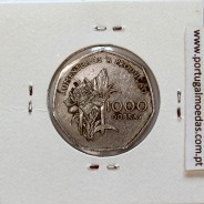 São Tomé and Príncipe, 1000 Dobras 1997 Chromium clad steel, F.A.O., (VF), World Coins Saint Thomas & Prince KM 90