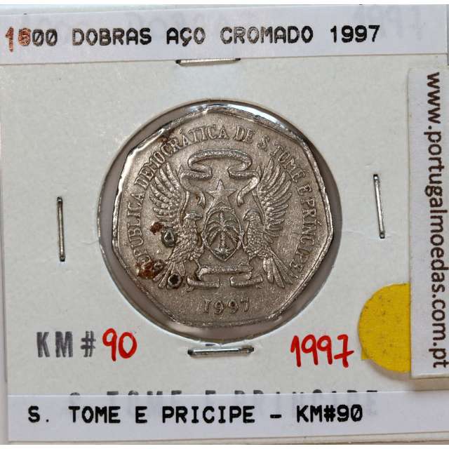 Coin: 1,000 Dobras (F.A.O.) (São Tomé and Príncipe) (1997