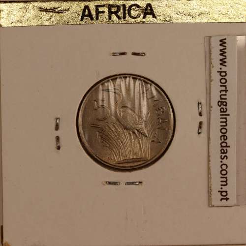 Malawi 5 Tambala 1971 Cupro Níquel, (MBC), World Coins Malawi KM 9