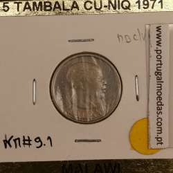 Malawi 5 Tambala 1971 Copper nickel, (VF), World Coins Malawi KM 9