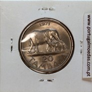Malawi 20 Tambala 1971 Copper nickel, (UNC), World Coins Malawi KM 11