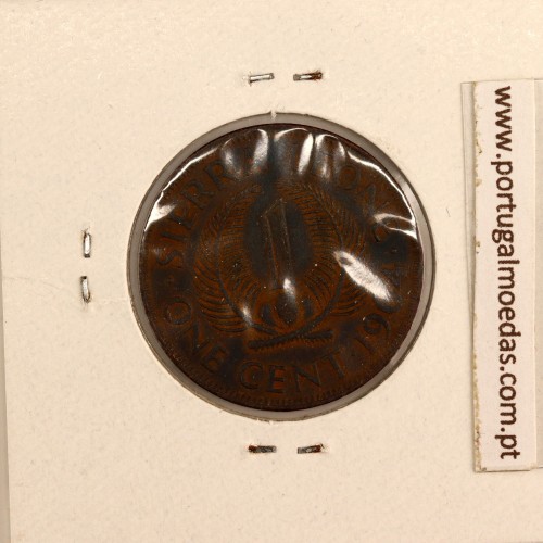 Serra Leoa 1 cent. 1964 Bronze, (MBC), World Coins Sierra Leone KM 17