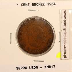 Sierra Leone, 1 cent 1964 Bronze, (VF), World Coins Sierra Leone KM 17