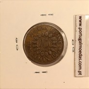 Serra Leoa 10 cents 1964 Cupro-níquel, (MBC), World Coins Sierra Leone KM 19