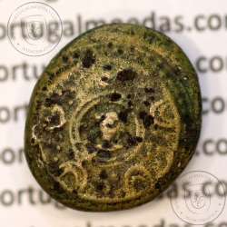 Reino da Macedônia Æ 17 "Dichalkon", Meia Unidade Bronze,  Reino da Macedónia Interregno 288-277 a.C., Legenda: B-A, Sear 6781