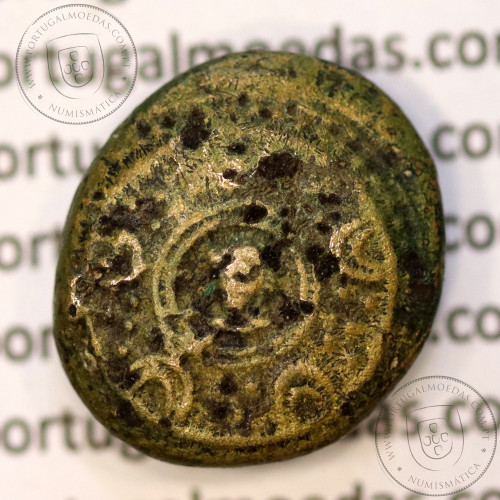 Reino da Macedônia Æ 17 "Dichalkon", Meia Unidade Bronze,  Reino da Macedónia Interregno 288-277 a.C., Legenda: B-A, Sear 6781