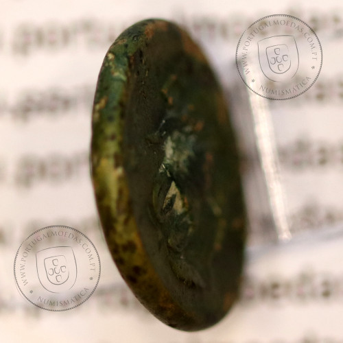 Reino da Macedônia Æ 17 "Dichalkon", Meia Unidade Bronze,  Reino da Macedónia Interregno 288-277 a.C., Legenda: B-A, Sear 6781