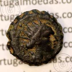 Reino da Selêucida ANTIOCHUS IV EPIPHANES ano 175-164 a.C., Æ Hemichalque serratus, Ake (Israel), legenda BAΣIΛEΩΣ ANTIOXOY