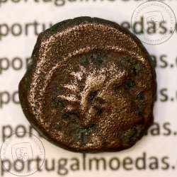 Reino da Selêucida ANTIOCHUS IV EPIPHANES ano 175-164 a.C., Æ 16 Chalkon, Tigre (Iraque), legenda BAΣIΛEΩΣ ANTIOXOY, Sear 6990