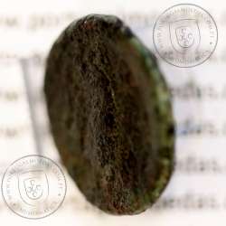 Reino Trácio, Rei Lisímaco, ano 306 a 281 a.C. Æ 21 "Unidade" Bronze,  Legenda: BAΣIΛEΩΣ ΛYΣIMAXOY , (Sear 6819)