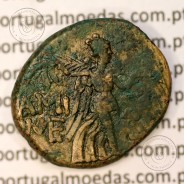 Ancient greeK coin, Pontos, Amisos Æ 22mm. circa 85-65 BC., Time of Mithradates VI, legend: AMI-ΣOY