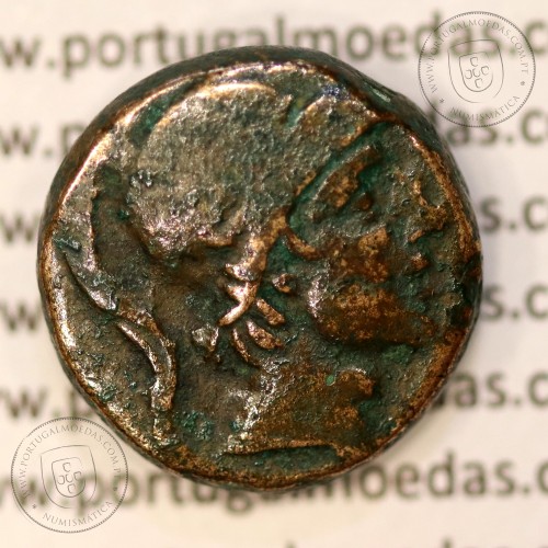 Ancient greeK coin, Amisos, Pontos. AE19. Mithradates VI. Ca 120-63 BC. Legend: AMI-ΣOY IB