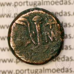 Pontos, Amisos, reino de Mithradates VI, ano 120-63 a.C., Æ19 (Unidade), Pontos ( atual Samsun na Turquia), legenda: AMI-ΣOY IB