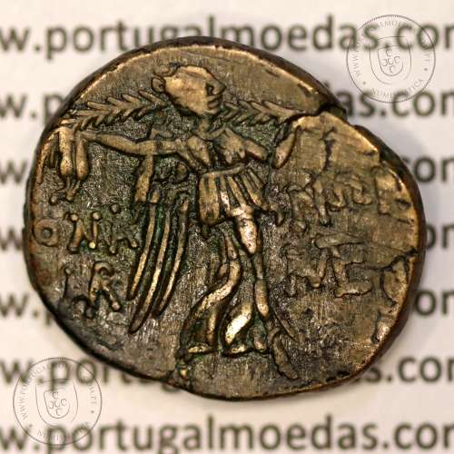 Pontos, Komana, Æ22 (Tetrachalque), ano 85-65 a.C., época de Mithradates VI, ano 120-63 a.C., Pontos, legenda: KOMA-NΩN