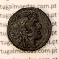 Alexandre I Balas, ano 152-145 a.C., Æ 19, Reino Selêucida, Antioquia Orontes, legenda: BAΣIΛEΩΣ AΛEΞANΔΡOY