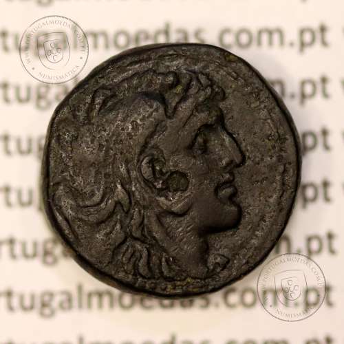 Alexandre I Balas, ano 152-145 a.C., Æ 19, Reino Selêucida, Antioquia Orontes, legenda: BAΣIΛEΩΣ AΛEΞANΔΡOY