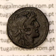 Alexandre I Balas, ano 152-145 a.C., Æ 19, Reino Selêucida, Antioquia Orontes, legenda: BAΣIΛEΩΣ AΛEΞANΔΡOY