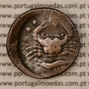 Moeda da Grécia antiga, Sicília, Akragas, Æ 27 Hemilitron, ano 420-406 a.C., (Calciati 11)