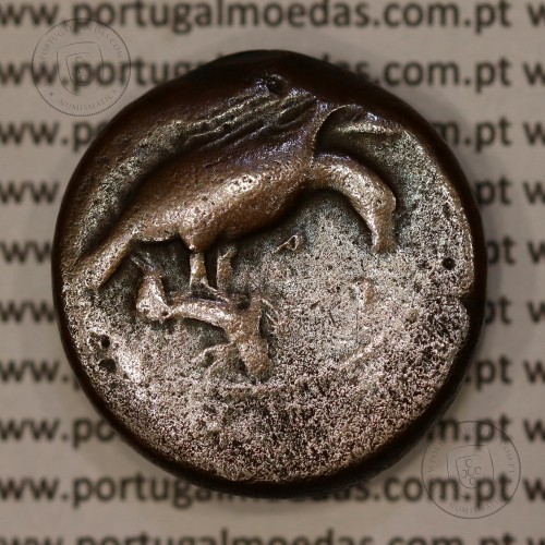 Ancient greeK coin,  Sicily, Akragas, Æ 28mm Hemilitron, 420-406 BC.