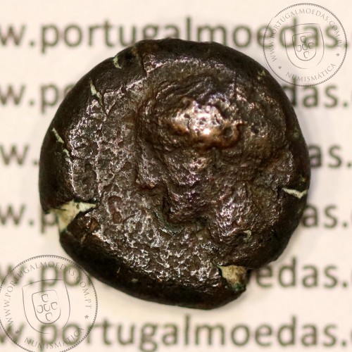 Ancient greeK coin, Sicily, Syracuse. time of Dionysios I, Circa 415-405 BC. Æ 17mm Hemilitron, (Sear 1185)