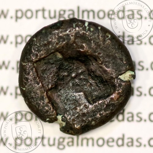 Sicília, Siracusa. época de Dionísio I, ano 415-405 a.C., Hemilitron Æ 17 mm, (Sear 1185)