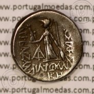 Ariobarzanes I Philoromaios, Ano 95-63 a.C. Capadócia, AR Dracma 16 mm, Legend BAΣIΛEΩΣ AΡIOBAΡZANOY ΦIΛOΡΩMAIOY KH, (Sear7302)