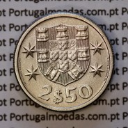 2$50 escudos 1963  cuproníquel, 2 escudos e 50 centavos 1963 da República Portuguesa, (Bela), World Coins Portugal KM 590