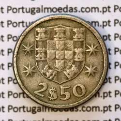 coin of 2-1/2 Escudos 1963, 2.50 Escudos 1963 Copper-Nickel Portuguese Republic, (F), World Coins Portugal KM 590