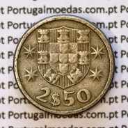 2$50 escudos 1963  cuproníquel, 2 escudos e 50 centavos 1963 da República Portuguesa, (BC), World Coins Portugal KM 590
