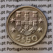 2$50 escudos 1964  cuproníquel, 2 escudos e 50 centavos 1964 da República Portuguesa, (Soberba), World Coins Portugal KM 590