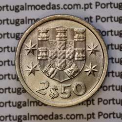 coin of 2-1/2 Escudos 1966, 2.50 Escudos 1966 Copper-Nickel Portuguese Republic, (BU/UNC), World Coins Portugal KM 590