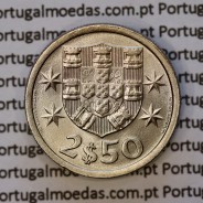 2$50 escudos 1966  cuproníquel, 2 escudos e 50 centavos 1966 da República Portuguesa, (Soberba), World Coins Portugal KM 590