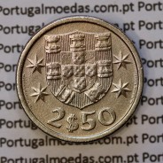 coin of 2-1/2 Escudos 1966, 2.50 Escudos 1966 Copper-Nickel Portuguese Republic, (XF), World Coins Portugal KM 590