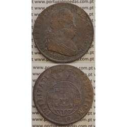 MOEDA PATACO (40 RÉIS) BRONZE 1825 (BC+) LEGENDA JUNTA
