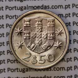 coin of 2-1/2 Escudos 1967, 2.50 Escudos 1967 Copper-Nickel Portuguese Republic, (BU/UNC), World Coins Portugal KM 590