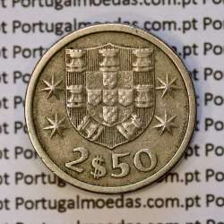 2$50 escudos 1967  cuproníquel, 2 escudos e 50 centavos 1967 da República Portuguesa, (MBC), World Coins Portugal KM 590 2$50 escudos 1967  cuproníquel, 2 escudos e 50 centavos 1967 da República Portuguesa, (MBC), World Coins Portugal KM 590