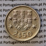 coin of 2-1/2 Escudos 1968, 2.50 Escudos 1968 Copper-Nickel Portuguese Republic, (XF), World Coins Portugal KM 590