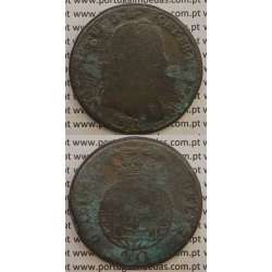 MOEDA PATACO (40 RÉIS) BRONZE 1821 (BC-/REG) LEGENDA SEPARADA MOEDA PATACO (40 RÉIS) BRONZE 1821 (BC-/REG) LEGENDA SEPARADA