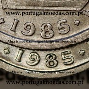 2$50 escudos 1985  cuproníquel algarismos da data finos, 2 escudos e 50 centavos 1985, (Soberba), World Coins Portugal KM 590